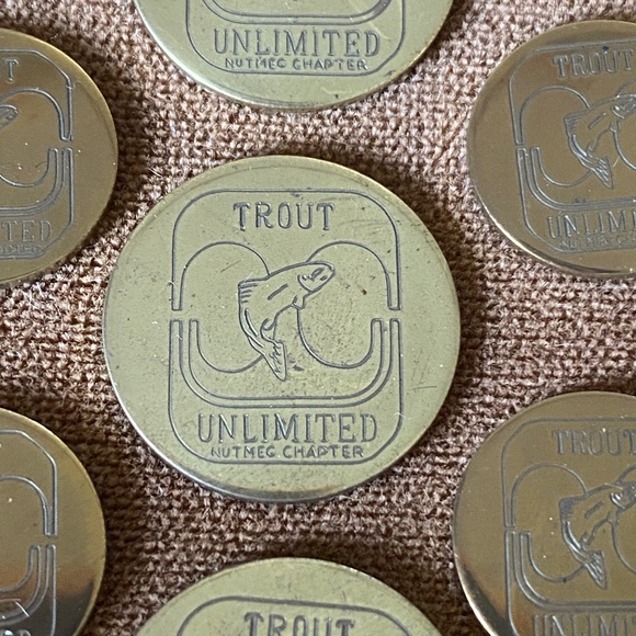 Trout Unlimited I Nutmeg Chapter I Buttons I Set of 7 - Picture 7 of 11